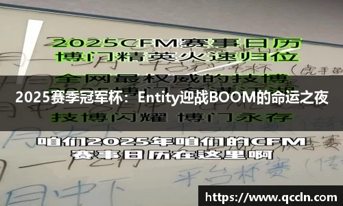 2025赛季冠军杯：Entity迎战BOOM的命运之夜
